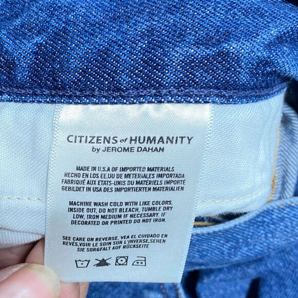 Wilfred X Citizens Of Humanity Liv Straight Step Raw Hem Jeans Women's 30 - Picture 7 of 12